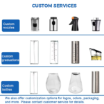 زجاجة رذاذ زيت الطهي - مصنوعة من الفولاذ المقاوم للصدأ والزجاج - Image 6