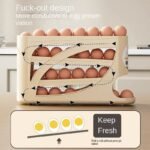 صندوق حفظ البيض الآمن غذائياً – رف ثلاجة عصري - Image 6