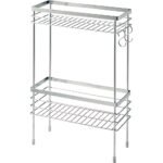 رف مزدوج عالي الجودة من الفولاذ 304 - منظم متعدد الأغراض - Image 2