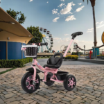 دراجة ثلاثية العجلات للأطفال مصنوعة من البلاستيك والفولاذ - دراجة ركوب للأطفال - Image 4