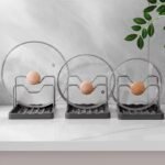 منظم متعدد الوظائف لأغطية القدور وملاعق الطعام - حامل قابل للطي - Image 6