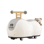 سيارة أرجوحة كهربائية للأطفال مزودة بأضواء LED وموسيقى - لعبة بينات تويستر - Image 4