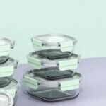 علب بينتو زجاجية فاخرة للوجبات الجاهزة والتخزين - Image 6