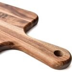 لوح تقطيع وتقديم الطعام مصنوع من خشب الأكاسيا الطبيعي - Image 3