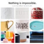 برطمانات أعشاب سيراميكية مصممة خصيصًا – مجموعة أغطية من الخيزران محكمة الإغلاق - Image 2