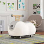 سيارة أرجوحة كهربائية للأطفال مزودة بأضواء LED وموسيقى - لعبة بينات تويستر