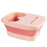 دلو قابل للطي لنقع القدمين – حوض استحمام بلاستيكي قابل للطي