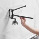 رف مناشف مطبخ عصري بقضبان دوارة - Image 2