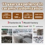 برطمانات أعشاب سيراميكية مصممة خصيصًا – مجموعة أغطية من الخيزران محكمة الإغلاق - Image 4