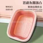 دلو قابل للطي لنقع القدمين – حوض استحمام بلاستيكي قابل للطي - Image 2