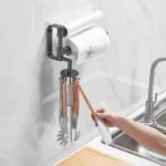 رف مناشف مطبخ عصري بقضبان دوارة - Image 3