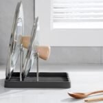 منظم متعدد الوظائف لأغطية القدور وملاعق الطعام - حامل قابل للطي - Image 4