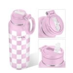 زجاجة مياه رياضية من الفولاذ المقاوم للصدأ من إيفريتش - فوهة واسعة - Image 5