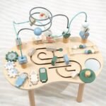 طاولة حسية خشبية لمرحلة ما قبل المدرسة - لعبة تعليمية مونتيسوري