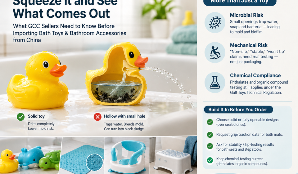 Squeeze It and See What Comes Out: What GCC Sellers Need to Know Before Importing Bath Toys & Bathroom Accessories from China