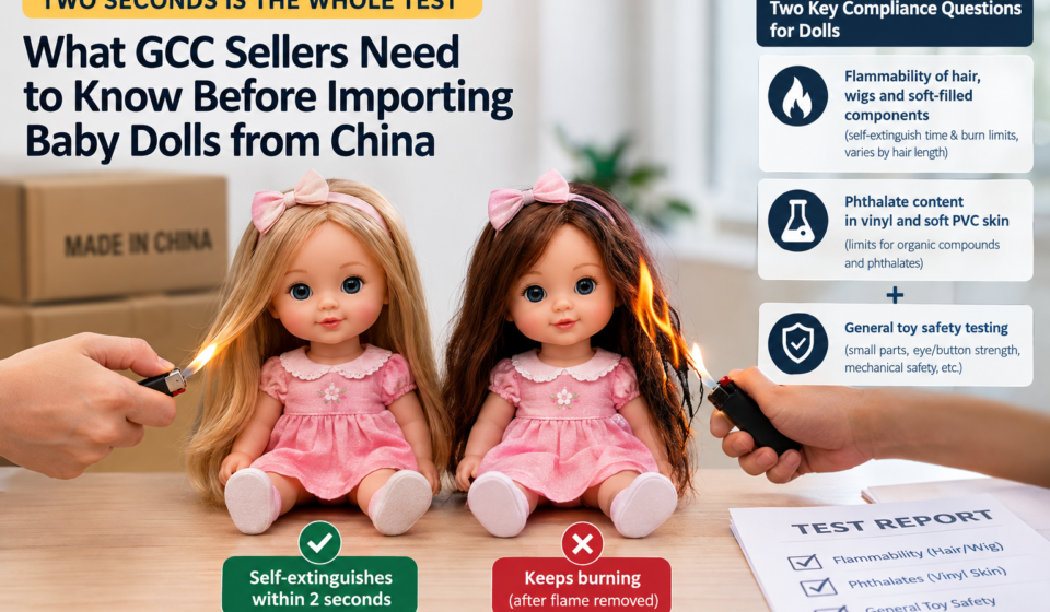 Two Seconds Is the Whole Test: What GCC Sellers Need to Know Before Importing Baby Dolls from China